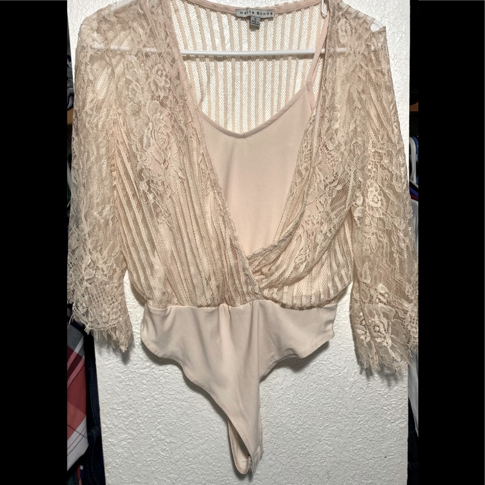 Womens Lace bodysuit top